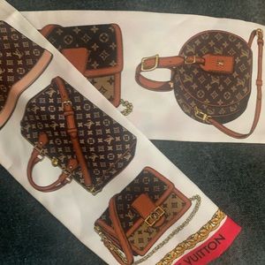 Louis Vuitton monogram Scarf Twilly Bandeau